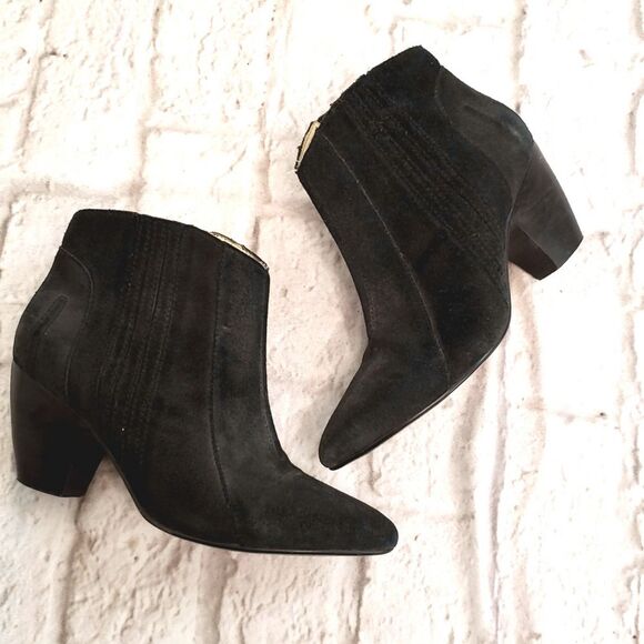 Joe's Black Suede Ankle Bootie
